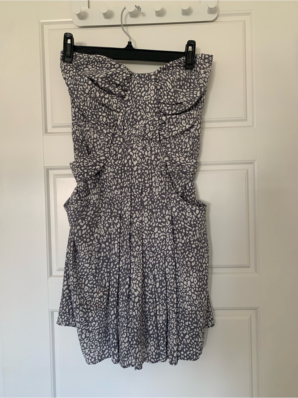 Charlie Jade Strapless Leopard Print Dress